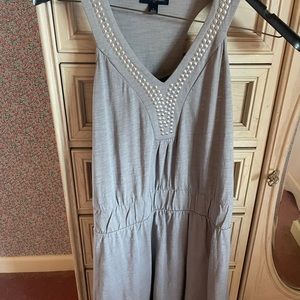 Banana republic grey short sun dress